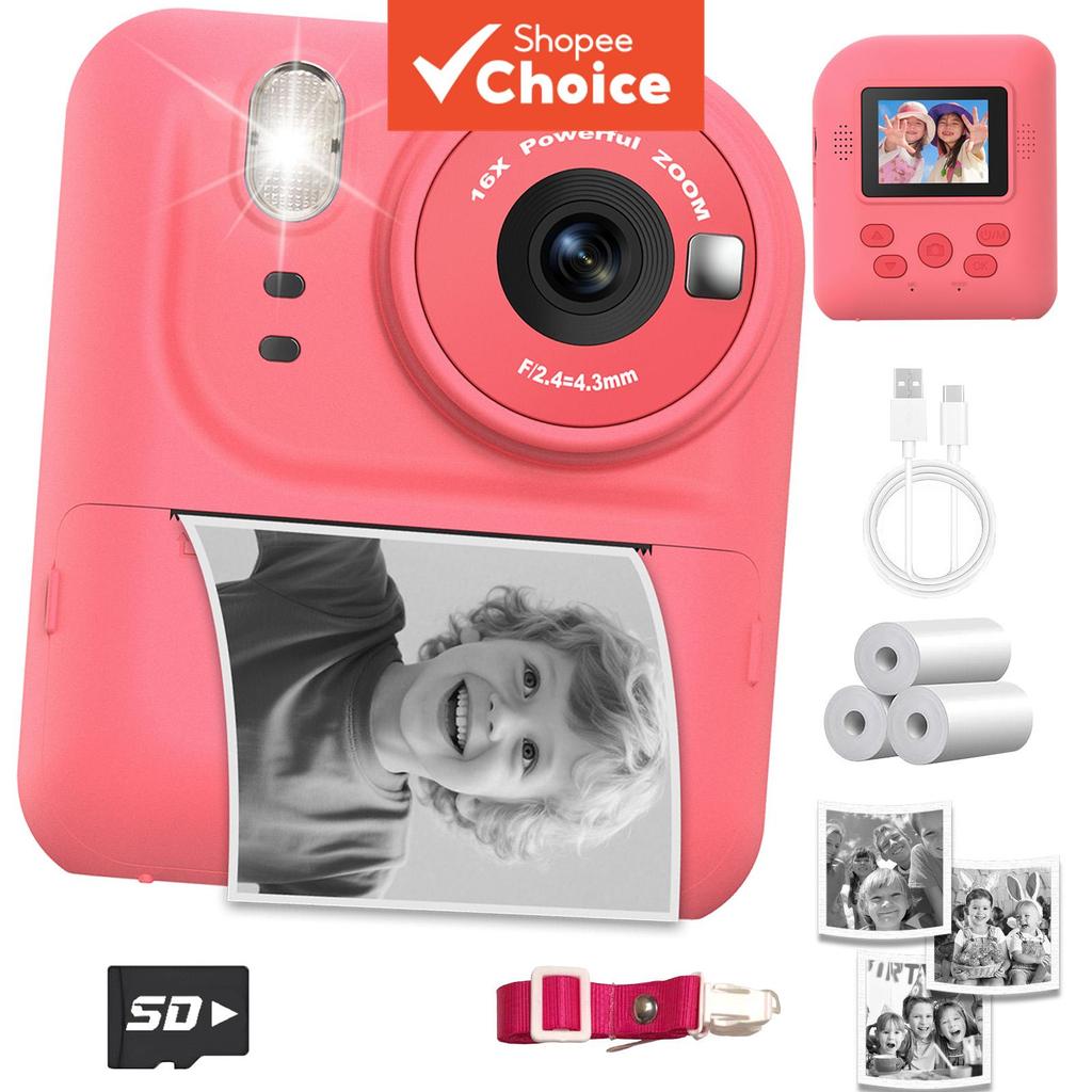 Câmera De Impressão Instantânea Foto Aventura Ao Ar Livre Captura De Imagem Vívida Bonito Brinquedo Diário Presente De N