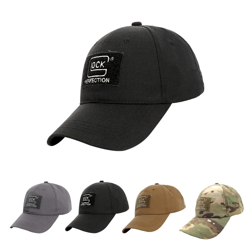 GLOCK GLOCK Militar Shooting Club Boné de beisebol tático Ventilador militar Boné masculino Boné ao ar livre