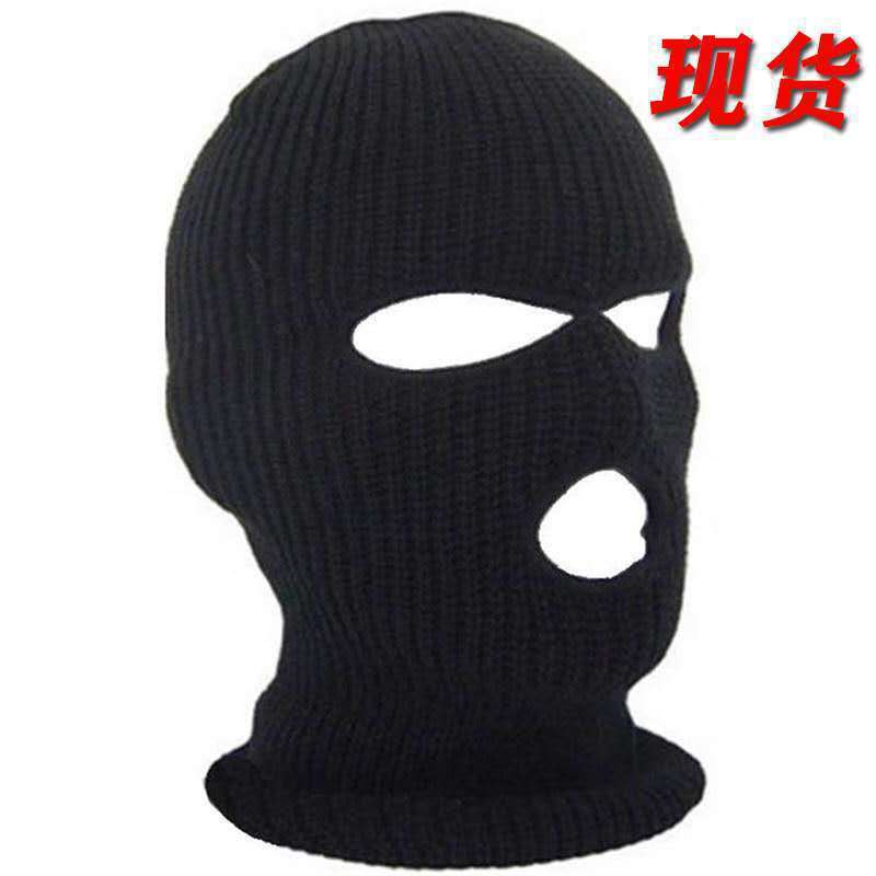 Balaclava Tática Touca Ninja 3 Furos Máscara Proteção Rosto Airsoft Paintball Moto Acampamento Inverno Frio Extremo
