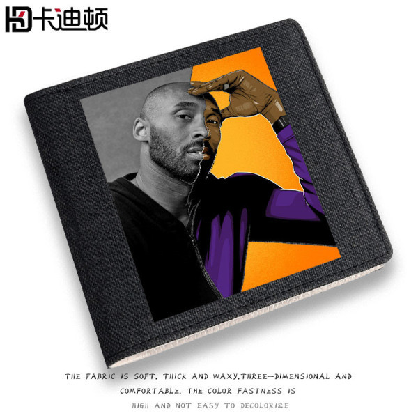 | 【carteira masculina couro】 | carteira masculina grande carteira masculina original ✪Carditon Lakers kobe Black Mamba B