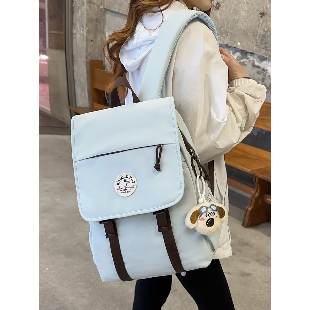 Estilo japonês estilo Preppy aleta mochila feminina júnior escola secundária estudante saco de escola saco de computador
