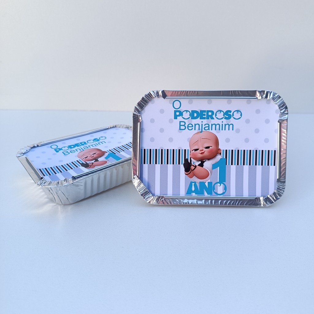 Marmitinha Personalizada O Poderoso Chefinho l 220 ML Marmita Personalizada l Festa Infantil