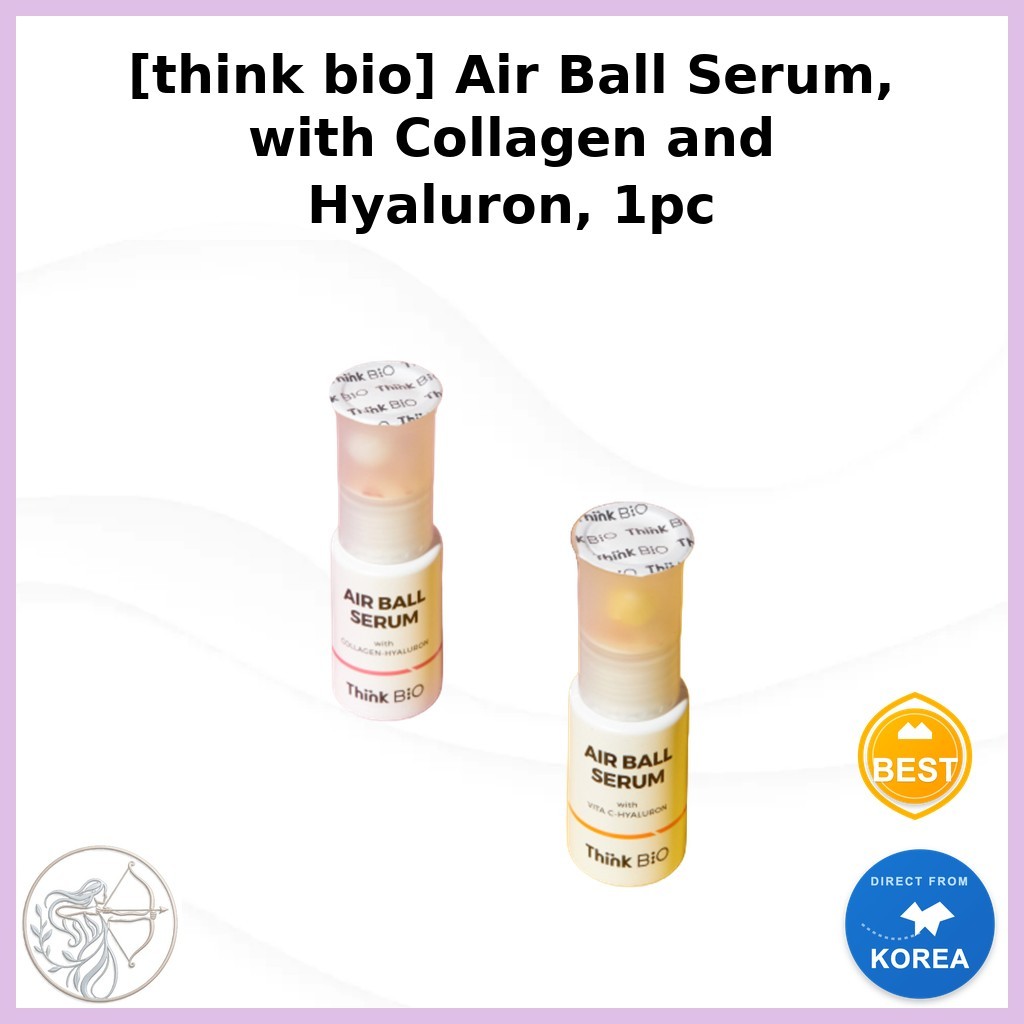 K-Beauty [Pense bio] Air Ball Serum , Com Colágeno E Hialuron , 1 Unidade/Soro Coreano/Da BAXEL