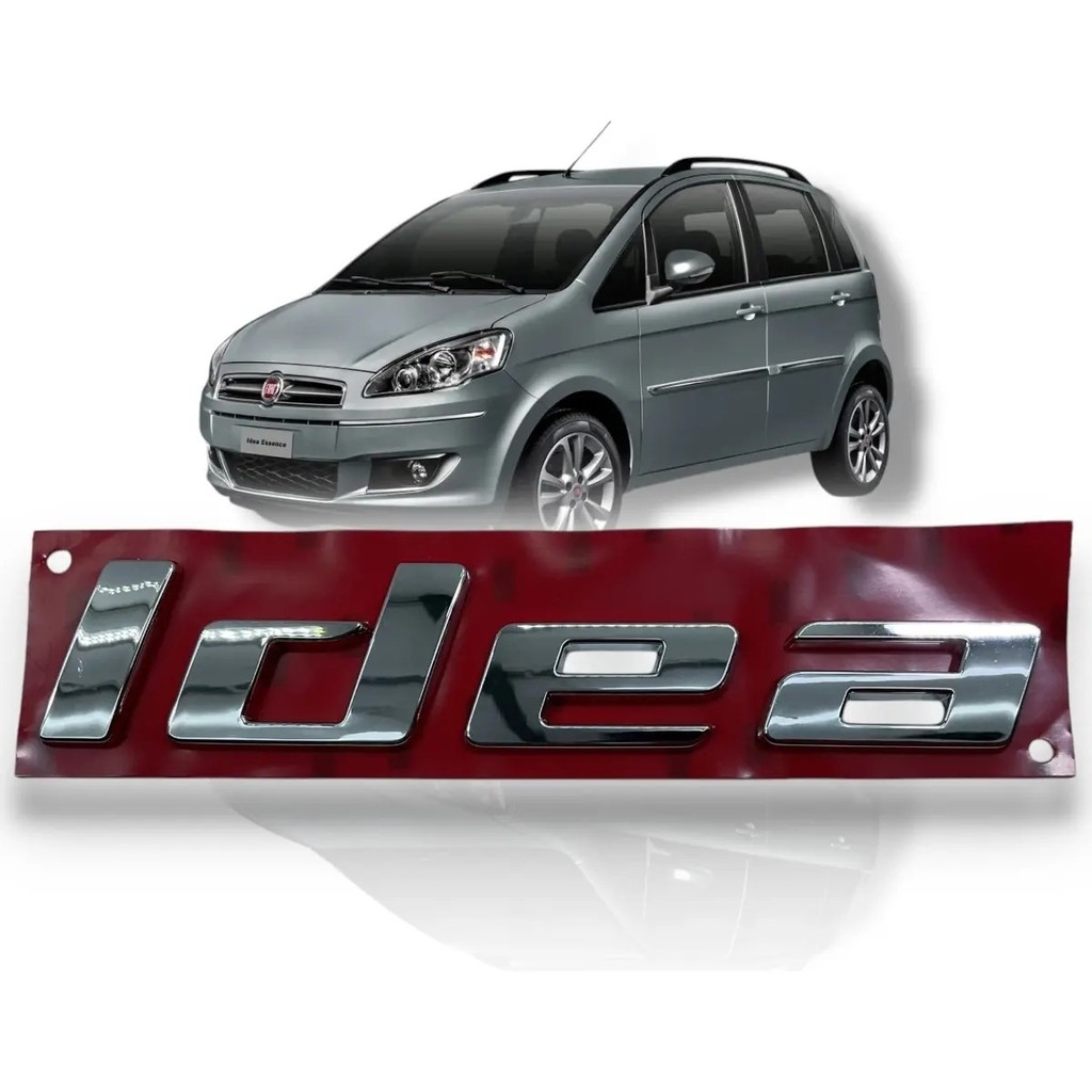 Emblema Tampa Traseiro Fiat Idea 2011 A 2019 100189270
