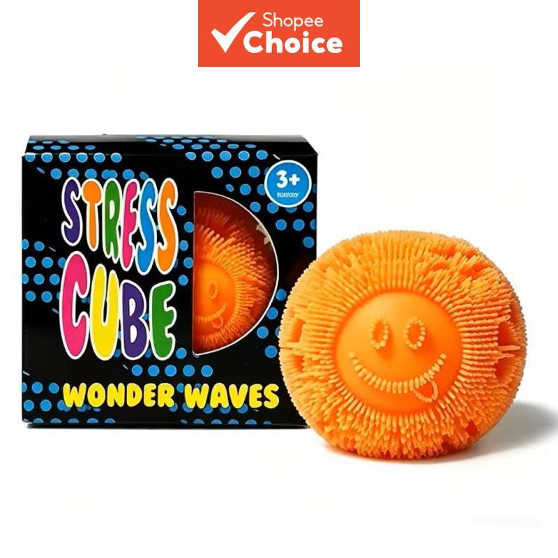 Nee Doh Fuzz Ball Stress Relief Toy Soft Squeeze Ornament Para Mesa De Natal