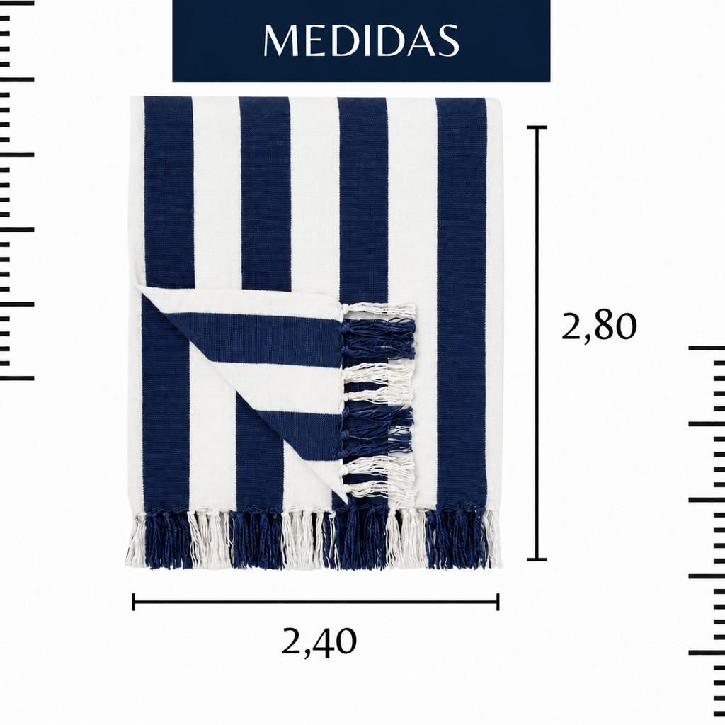 Manta Listrada Grande 2.40M X 2.80M Decorativa Sofá Cama Casal Queen King Macia Confortável Toque Suave Multiuso — imagem 2 de 2