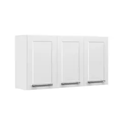 Armário Aéreo de Cozinha Itatiaia Florença 3 Portas Branco