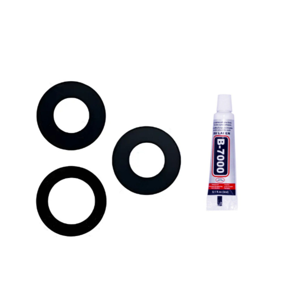 Lentes Da Câmera Traseira Para iPhone 17 Pro + Cola 3ml