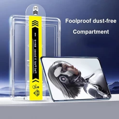 Película protetora de tela em vidro reforçado Ultra HD para iPad 12 11 A18 A16 10 Mini Air 8 7 6 5 4 M2 M3 Pro M4