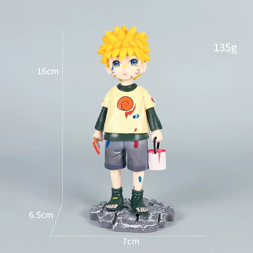 Action Figure Naruto Clássico Naruto Uzumaki Boneco Colecionável PVC 15cm Anime