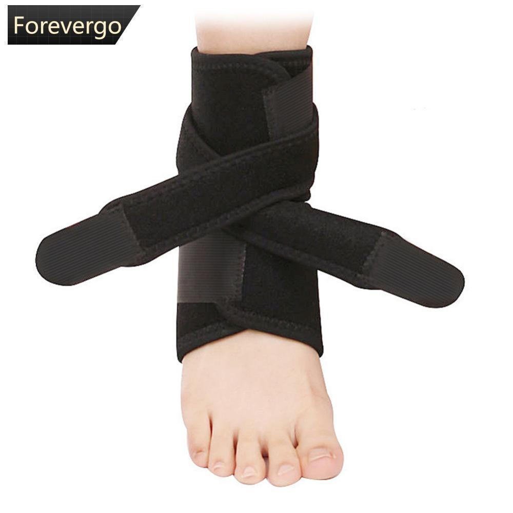 FOREVERGO 1PC Profissional Esportes Compressão Tornozelo Guarda Alça Ajustável Alta Elástica Respirável Neoprene Anti-En