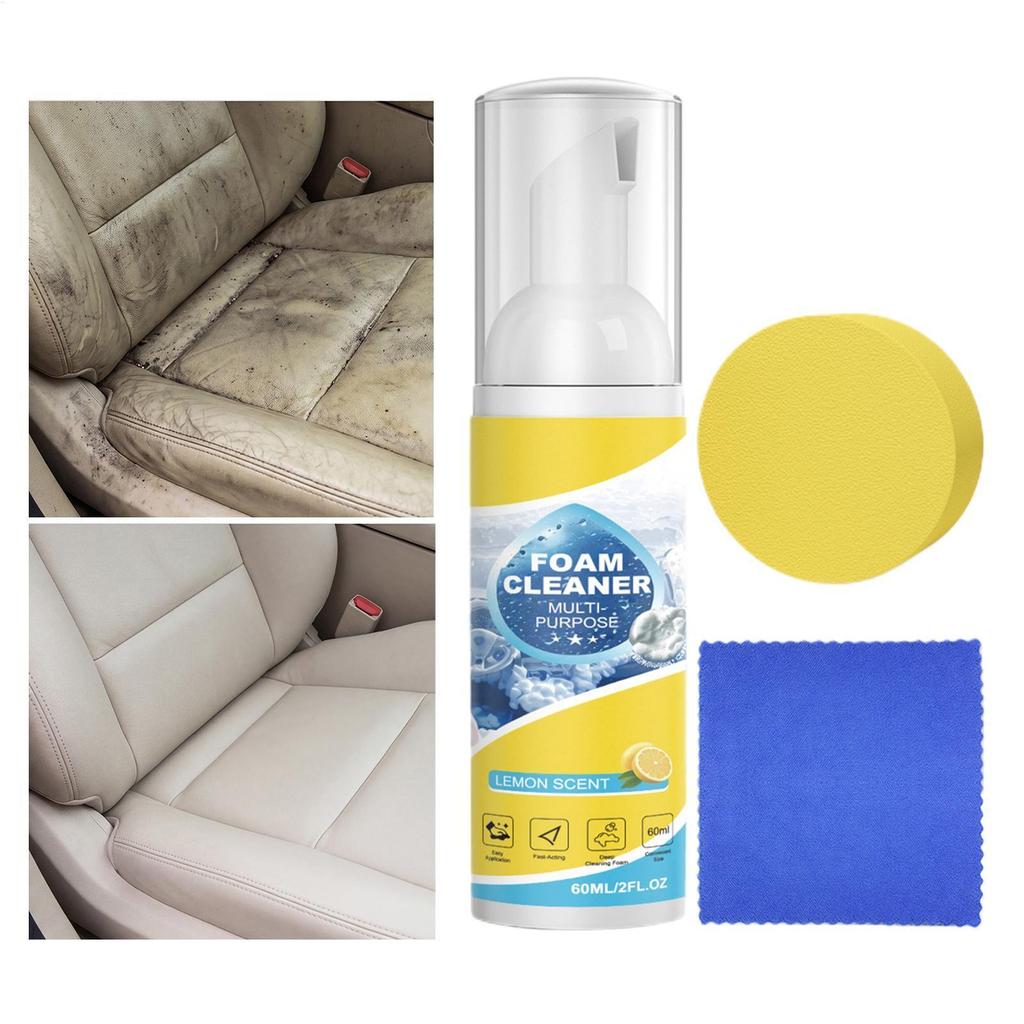 Limpador De Espuma Multiuso 60ml , Assento De Carro , Agente Poderoso Para Móveis De Sofá De Veículo , aderibr Doméstico