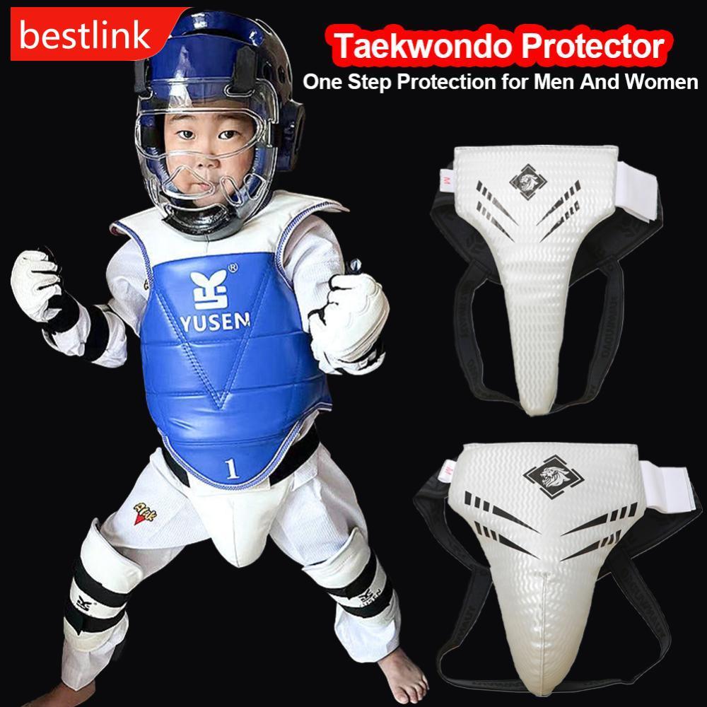 BESTLINK Taekwondo Engrenagem Protetor De Virilha Jockstrap Masculino Feminino Roupa Interior Guarda Karate MMA Boxe San