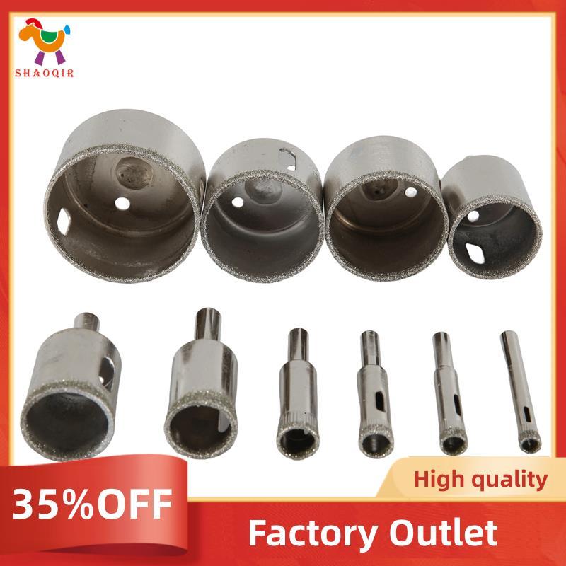 10PC Conjunto De Brocas Buraco Viu Broca De Vidro Para Telha Cerâmica Porcelana Mármore Pedra Garrafas