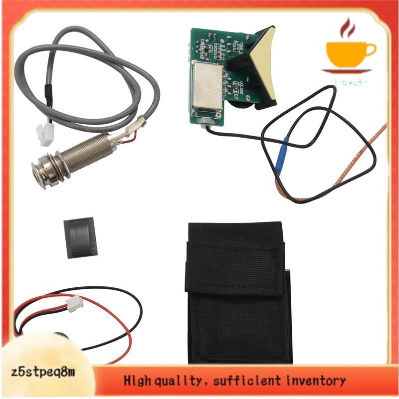 Sistema De Pré-Amplificador A Bordo Sob Sela Piezo Pickup Para Guitarra Acústica
