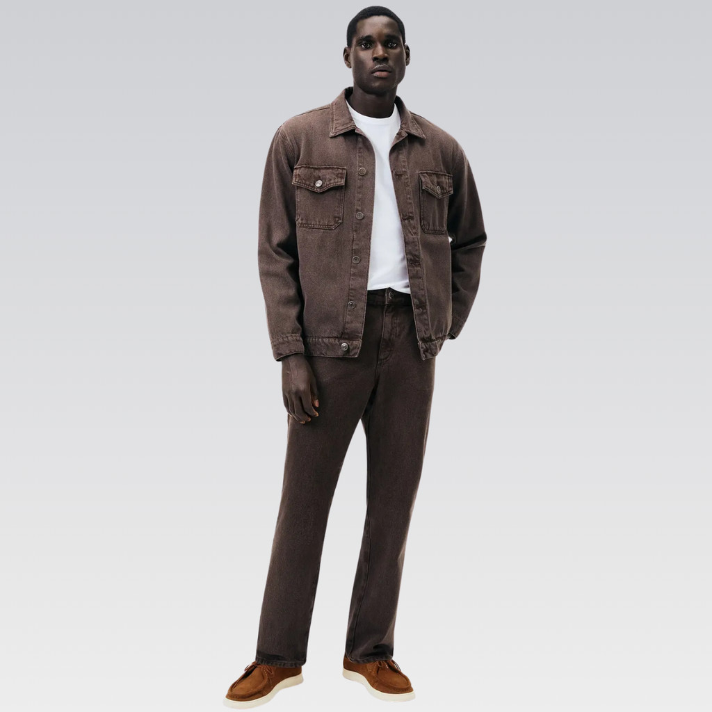 Calça Jeans Masculina Reta Sarja Alta Qualidade Hering