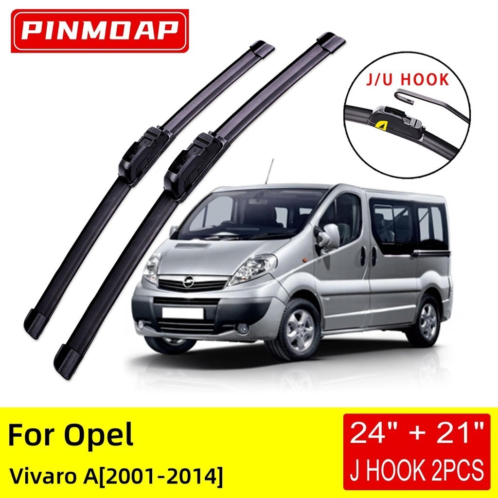 Para Opel Vivaro A 2004 2005 2006 2007 2008 2009 2010 2011 2012 2013 2014 Lâminas De Limpador Dianteiro Escovas Cortador