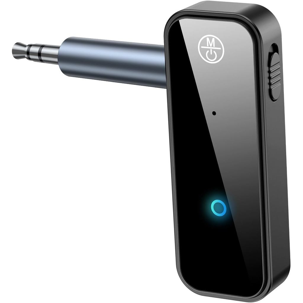 Transmissor-Receptor Bluetooth 5.0 C28, Adaptador Sem Fio 2 em 1 de 3,5 mm para Som Automotivo Antigo, TV, Toca-discos,