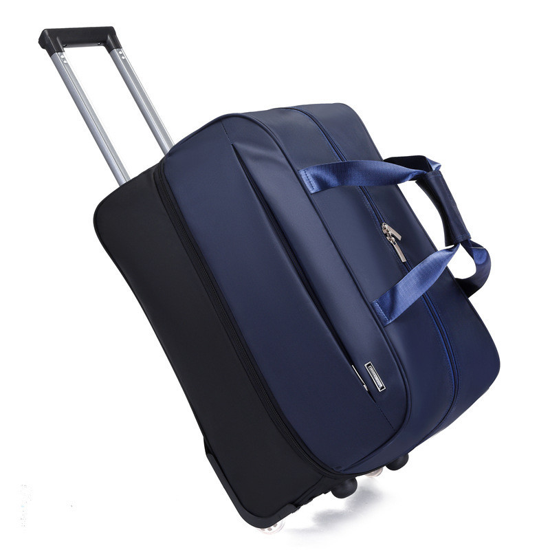 Bagagem 67cm Oxford pano leve carrinho saco de viagem grande capacidade saco de viagem negócios viagem bagagem armazenam