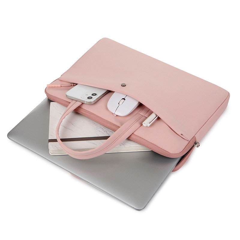 Adequado para bolsa para Laptop MacBook Huawei Apple Lenovo bolsa de ombro portátil moda simples forro saco