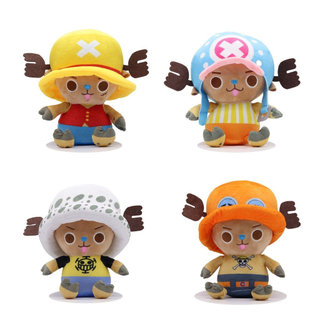 Presente de aniversário, brinquedo de pelúcia de personagem de anime fofo, boneco Chopper, Luffy, Monkey D. Tony UT8F RF