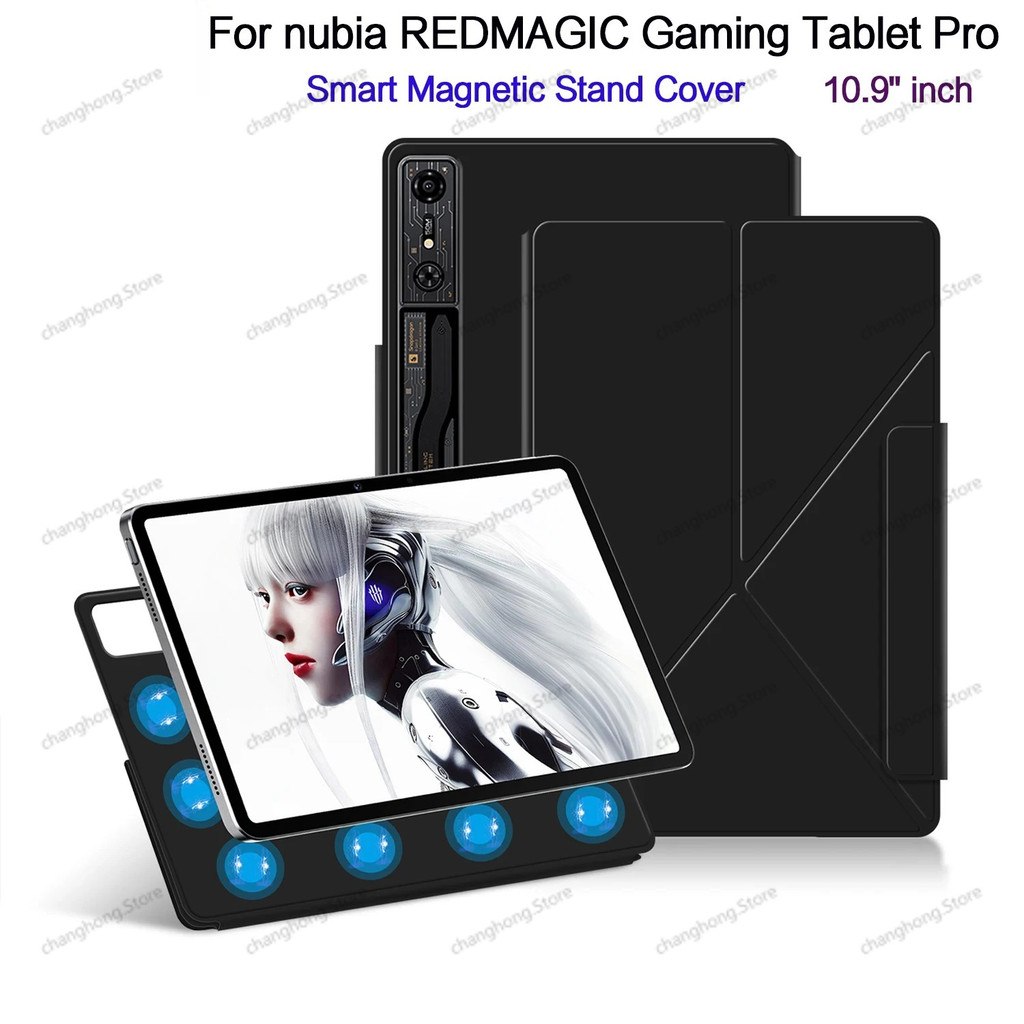 Capa Magnética Para ZTE nubia RedMagic Gaming Tablet Pro 2024 Red Magic Nova 10.9 Polegadas Suporte 10.9 " Caso