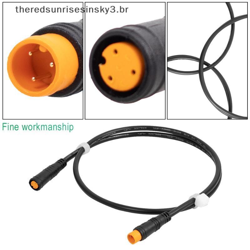 TSBR Cabo Conector De Conversão De 3 Pinos , 1 Peça , Para BAFANG , Motor De Bicicleta Elétrica , Acelerador De Polegar