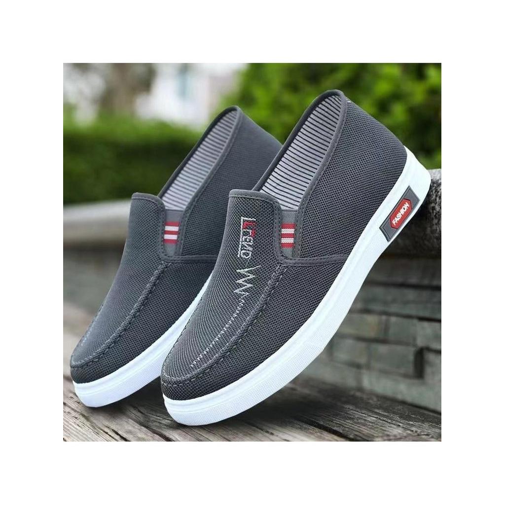 Sapatos masculinos antigos de pano de pequim sapatos masculinos outono novo estilo sapatos respiráveis sapatos de lona m