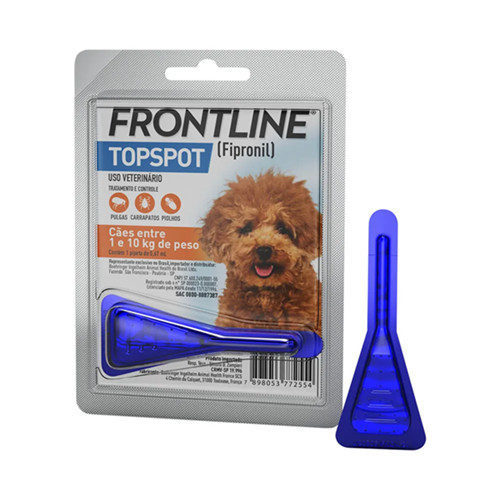 FrontLine TopSpot Cães P até 10Kg 0,67ml - Boehringer