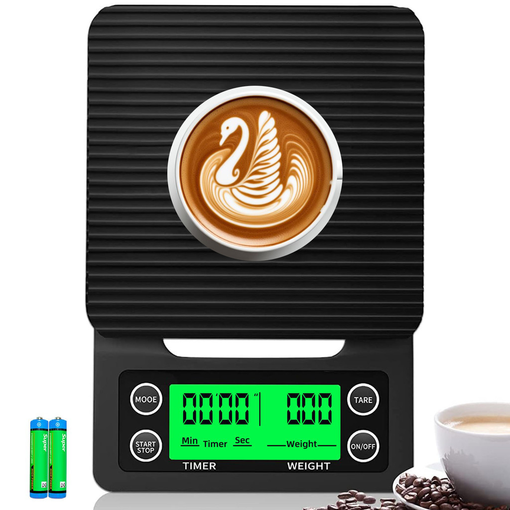Balança De Café De Precisão 0,1g Alta Com Temporizador Digital De Cozinha LCD