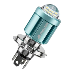 Lâmpada Led H4 Super Branca Para Moto Cg Fan Titan Start Cargo 125 150 160 Xre Farol 6500k Projetor