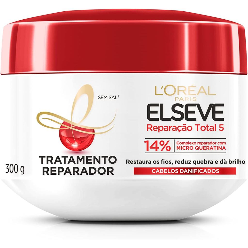 Creme de Tratamento L'Oréal Elseve Reparação Total 5+ 300g
