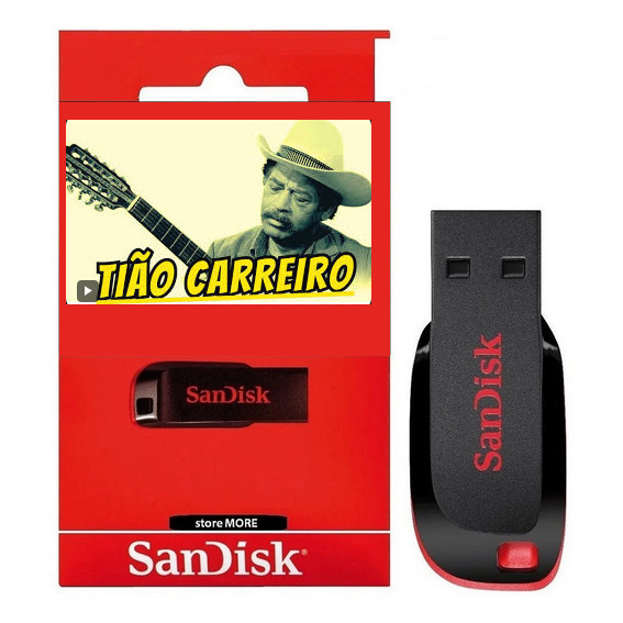 PenDrive Personalizado - Tião Carreiro