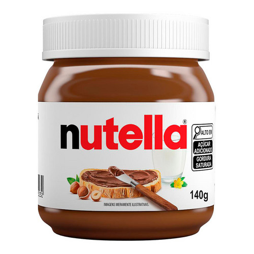 Nutella 140g Creme De Avelã Com Cacau Original