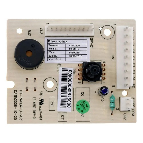 Placa Indicação Nível Água Electrolux Ew12phyw 127/220v