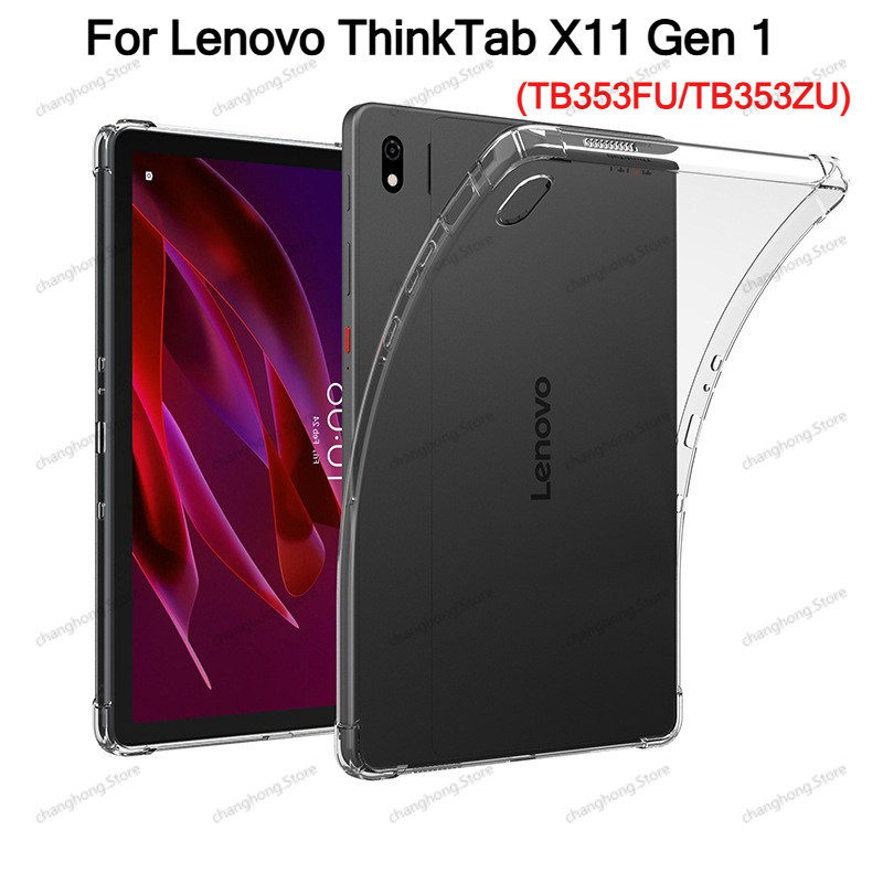 Para Lenovo ThinkTab X11 Gen1 10.95 Polegada 2026 TB353FU/TB353ZU Ultra Fino Claro TPU Capa Completa Protetora