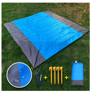 Lona de Chão para Barraca 140x200cm – Impermeável e Ultraleve