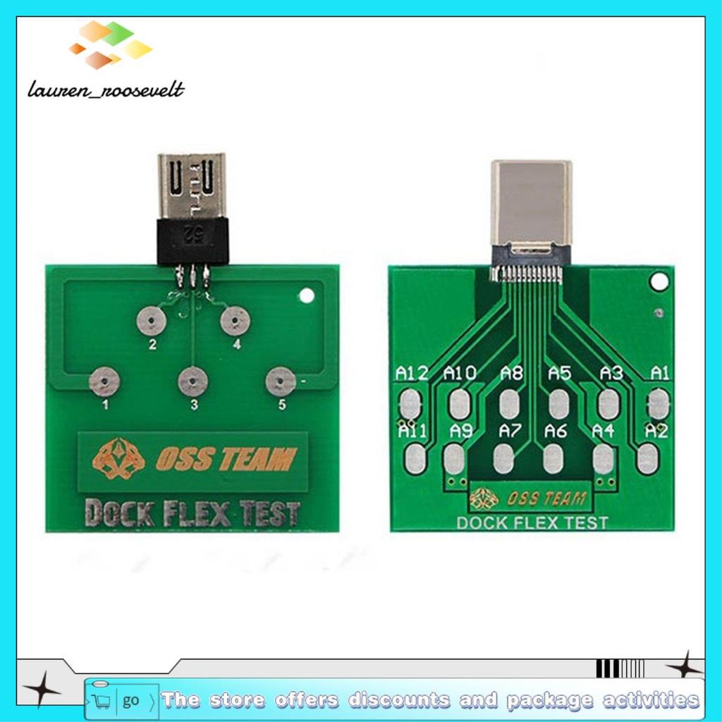 Equipe 2 Peças Placa De Teste Micro-USB PCB Doca De Carregamento Testador Flexível Para Andorid Mini Tipo-C USB3.1 Acess