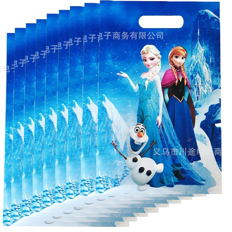 Sacolinha Surpresa Frozen 10 Unidades Saquinho para Doces Lembrancinha Festa Infantil Aniversário Tema