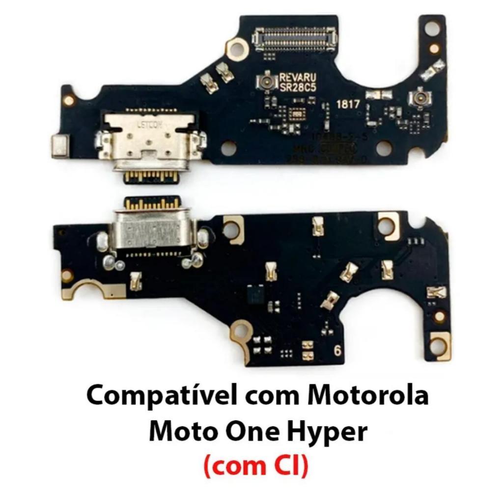 Conector Placa Dock de Carga Compatível Moto One Hyper