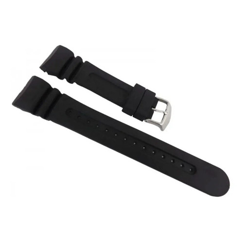 Pulseira Aqualand Para Citizen Meia Lua U-100 U-101 Jv-0055 Preto
