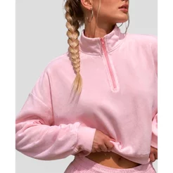 Blusa Moletom Feminina de Frio Flanelado Blusão Casaco Peluciado INVERNO