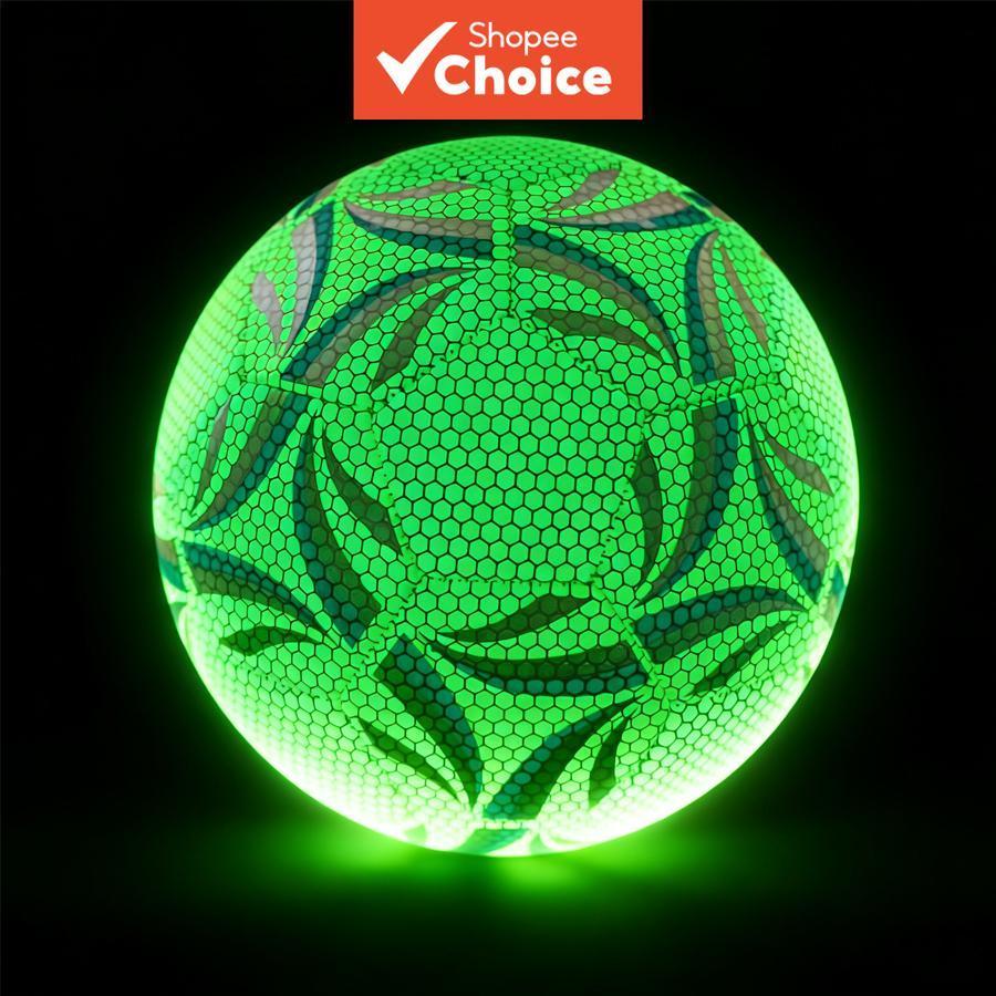Bola de Futebol Profissional Verde Fluorescente 1 unidade - Bola de PU de Alta Qualidade para Treinamentos ao Ar Livre