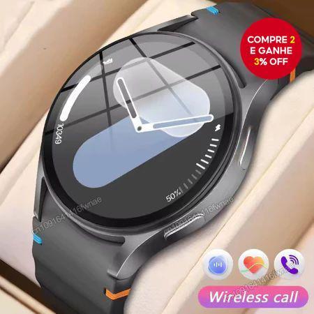 Smartwatch Watch 7 com GPS, monitoramento de saúde, ligação via Bluetooth e rastreador esportivo – Novidade 2026