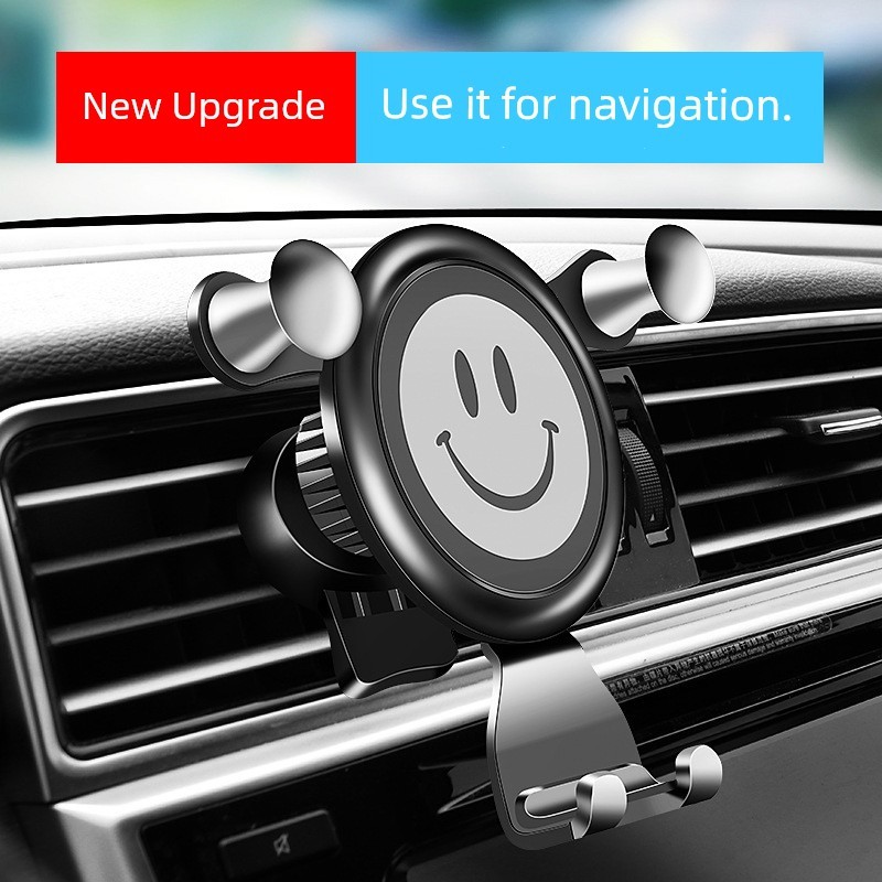 Suporte importado para automóvel Suporte celular saída de ar carro Presilha para grade do ar condicionado Suporte do tel