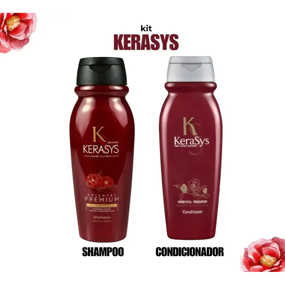 Kit Shampoo E Condicionador Kerasys Oriental Premium 200ml