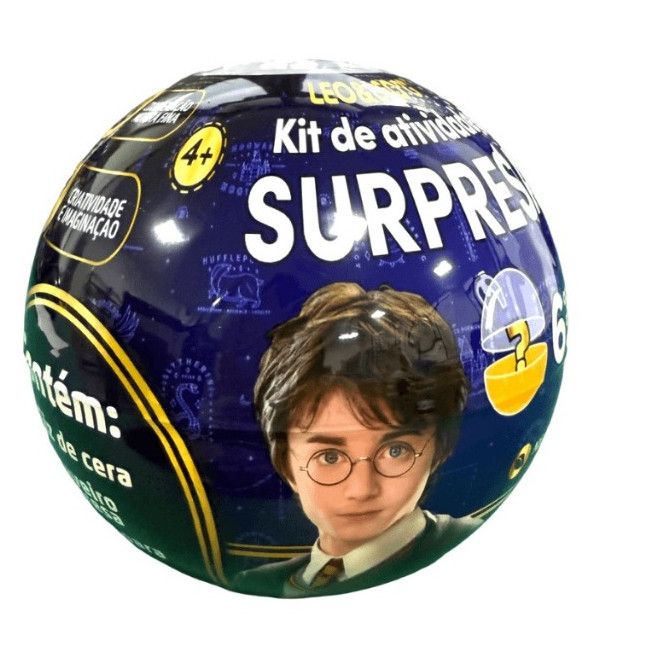 Kit Surpresa Harry Potter com Chaveiro surpresa e diversos itens original giz colorir figurinhas Leo&Leo