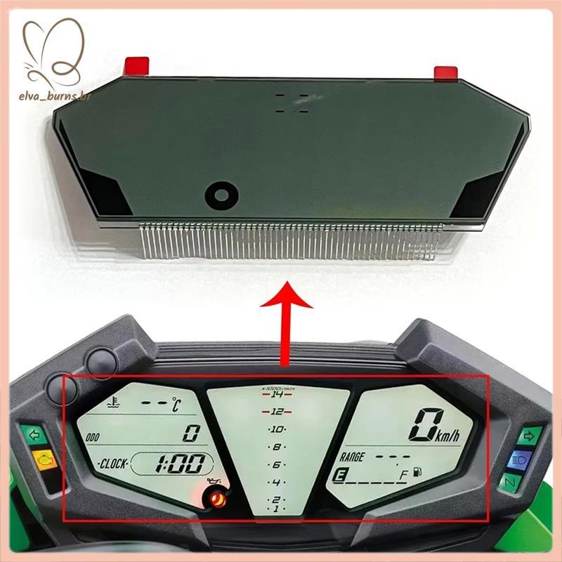 [elva_burns.br] Para Z800 ZR800A 880028 Ka KA0487001 2013-2016 LCD Painel Display Motocicleta Velocímetro Instrumento Cl