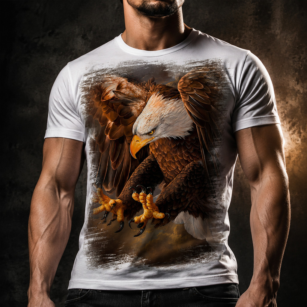 Camisa Camiseta Águia Pássaro Ave 02