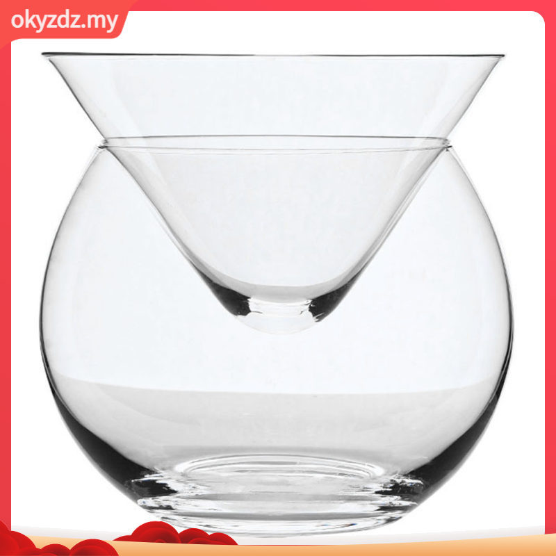 Cocktail Bowl Caviar Chiller Servidor Sobremesa Transparente okyzdz